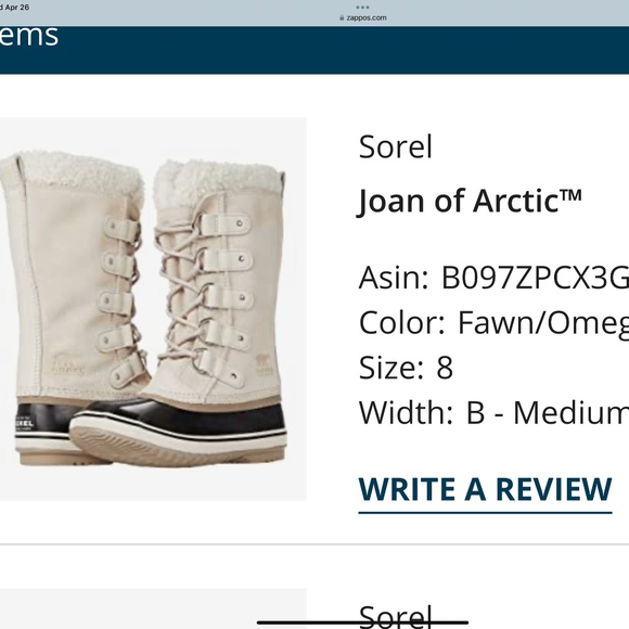Sorel Joan of Arctic Boots - Picture 1 of 6